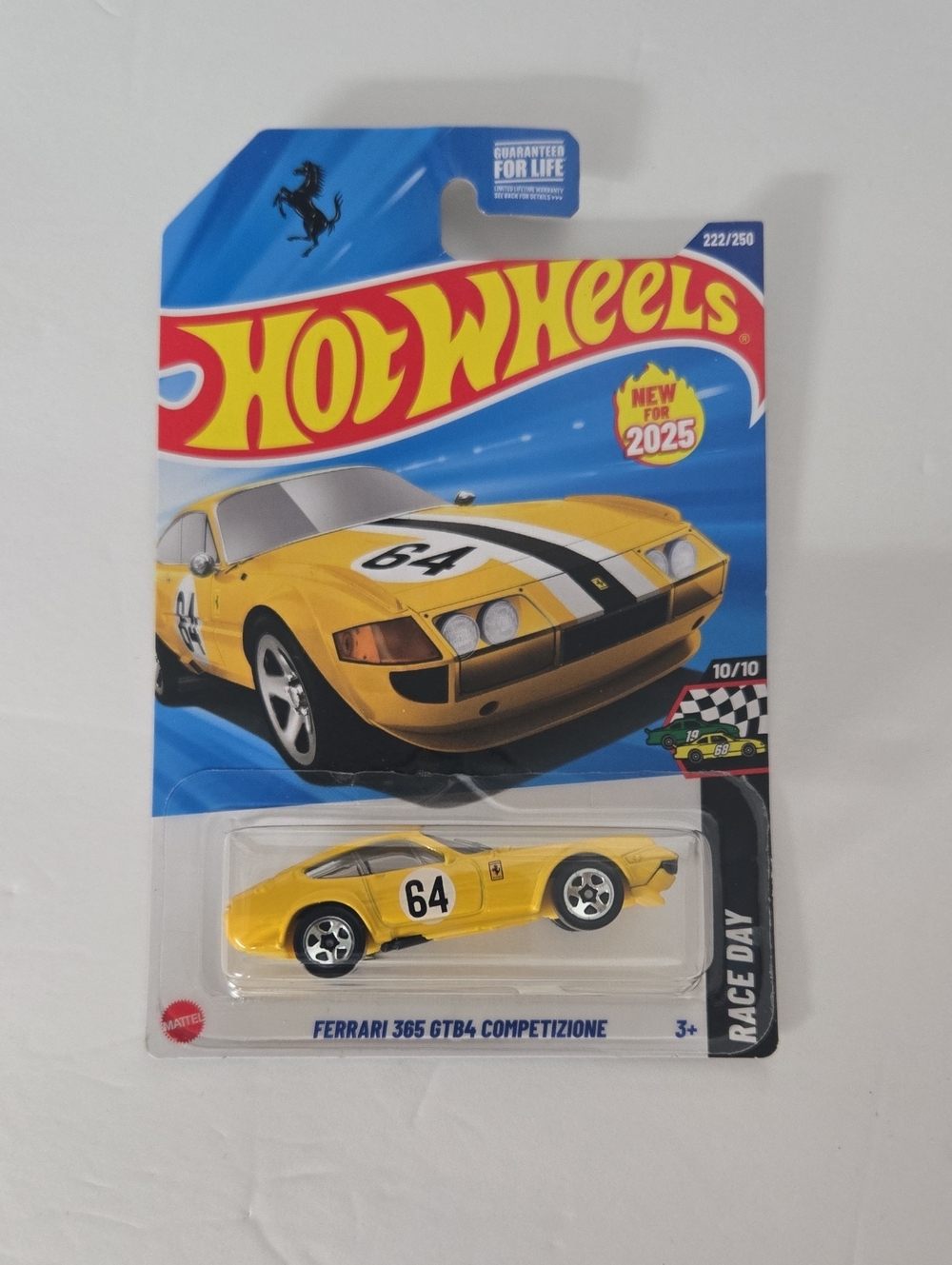 Ferrari 365 GTB4 Competizione Toy Car - Yellow
